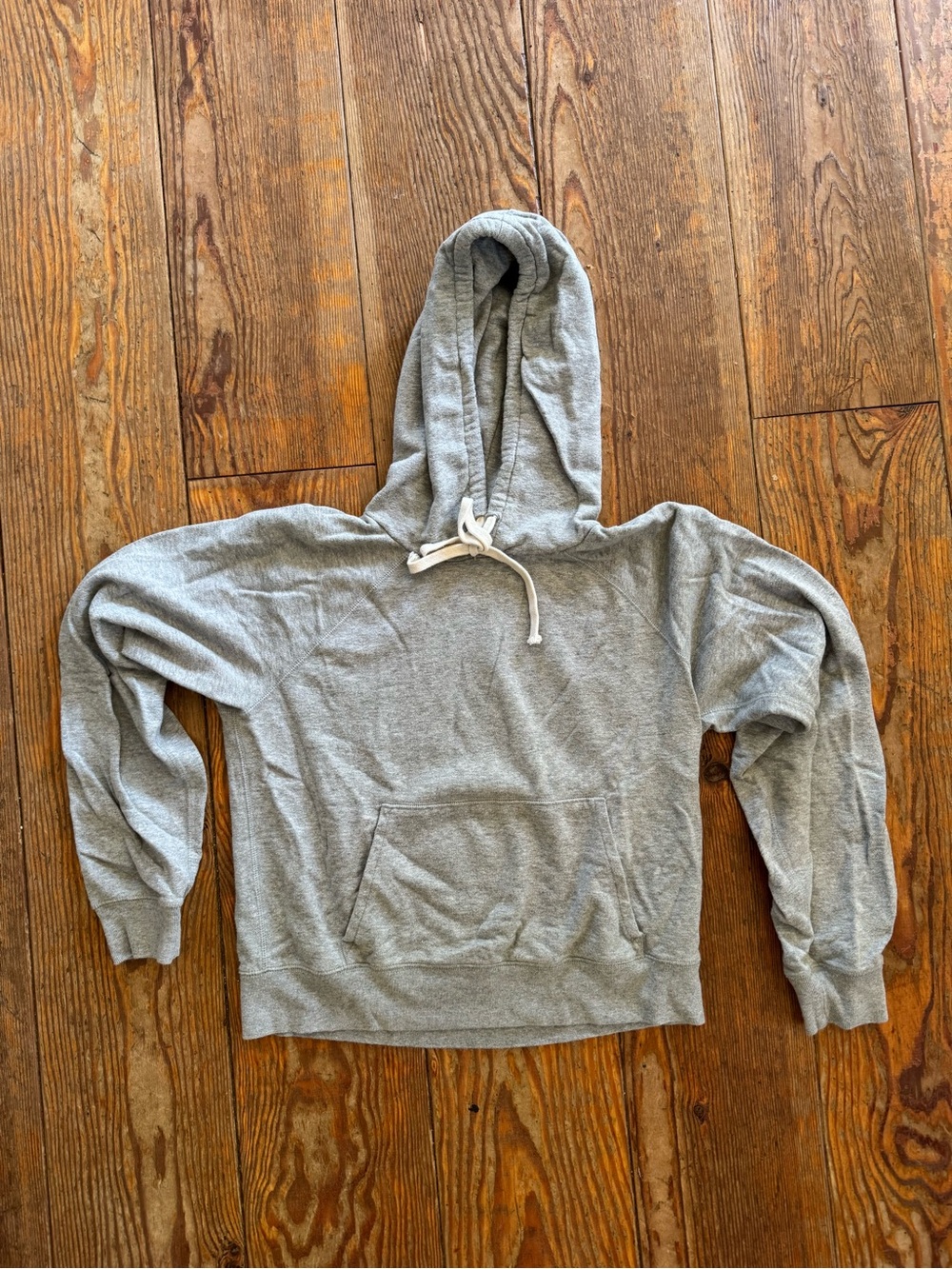 Everlane Light Gray Pullover Hoodie
